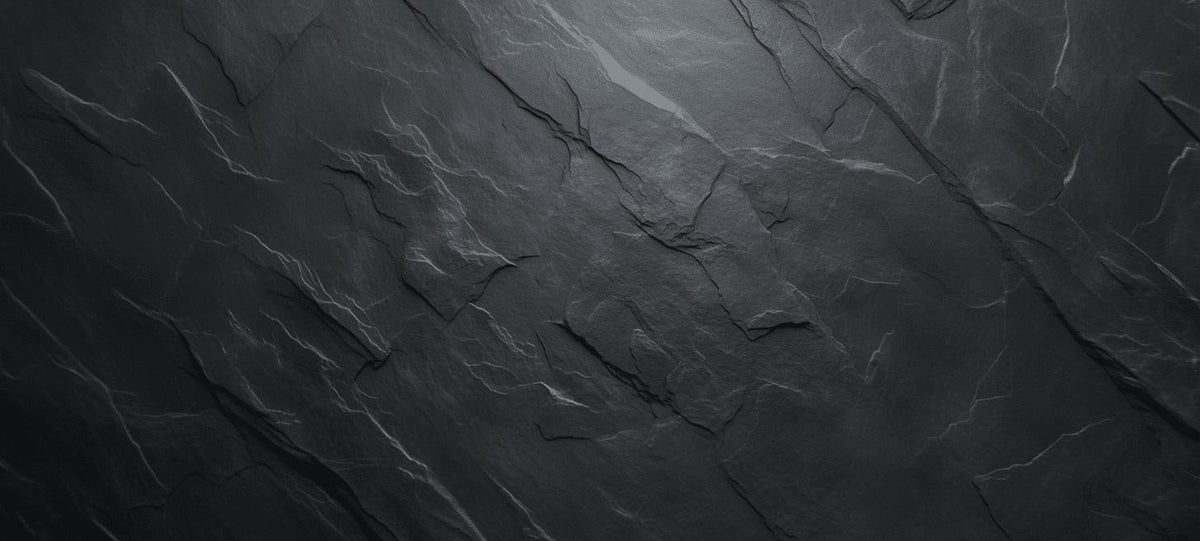 Papier peint imitation ardoise gris foncé