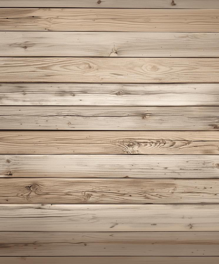 Papier peint imitation bois clair planches fines