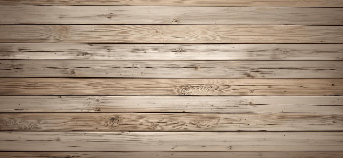 Papier peint imitation bois clair planches fines