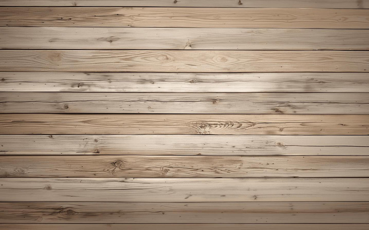 Papier peint imitation bois clair planches fines