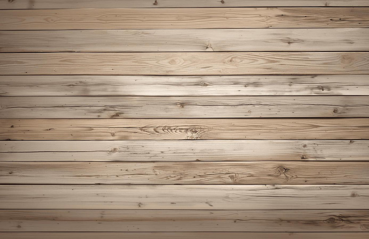 Papier peint imitation bois clair planches fines