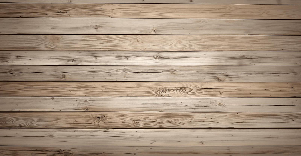 Papier peint imitation bois clair planches fines