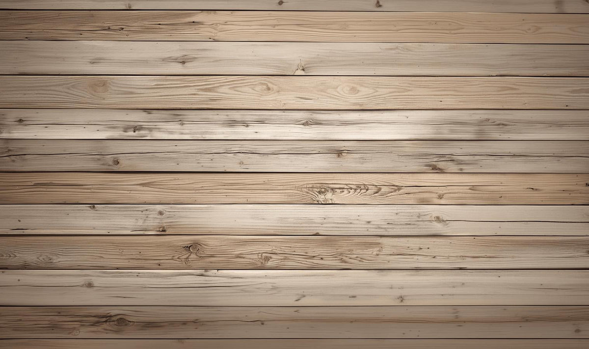 Papier peint imitation bois clair planches fines