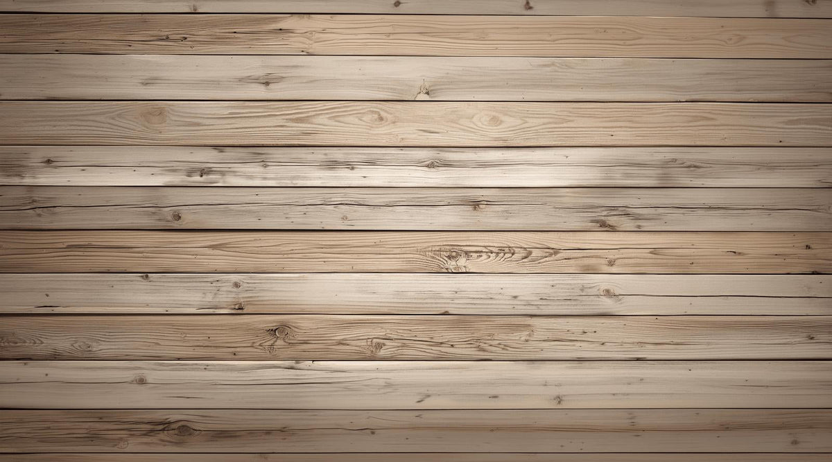 Papier peint imitation bois clair planches fines