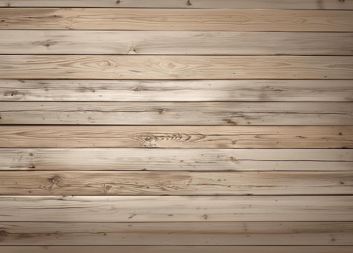 Papier peint imitation bois clair planches fines
