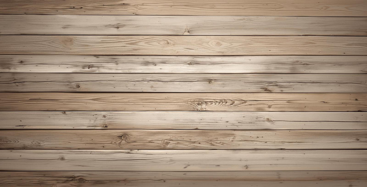 Papier peint imitation bois clair planches fines