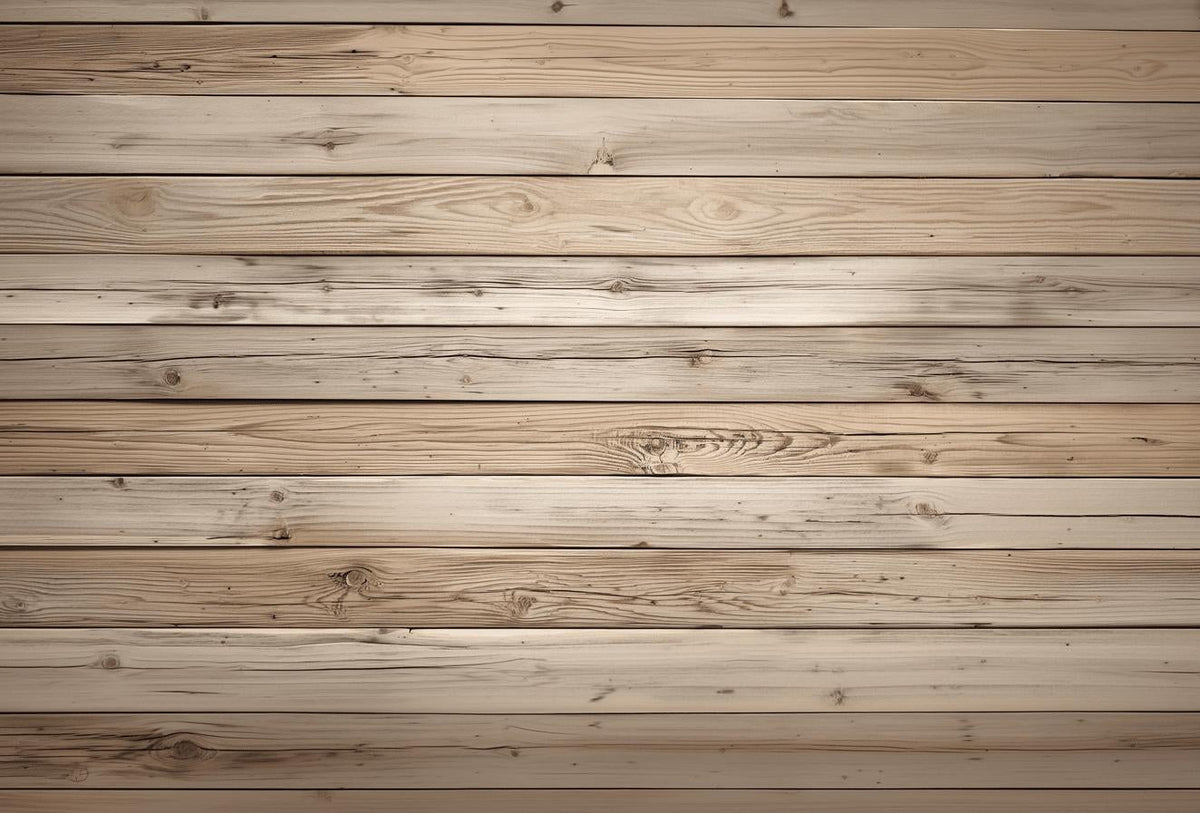 Papier peint imitation bois clair planches fines