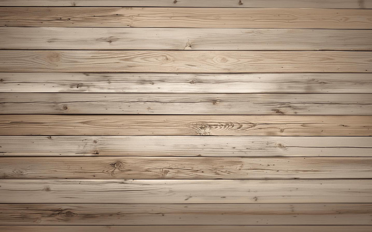 Papier peint imitation bois clair planches fines