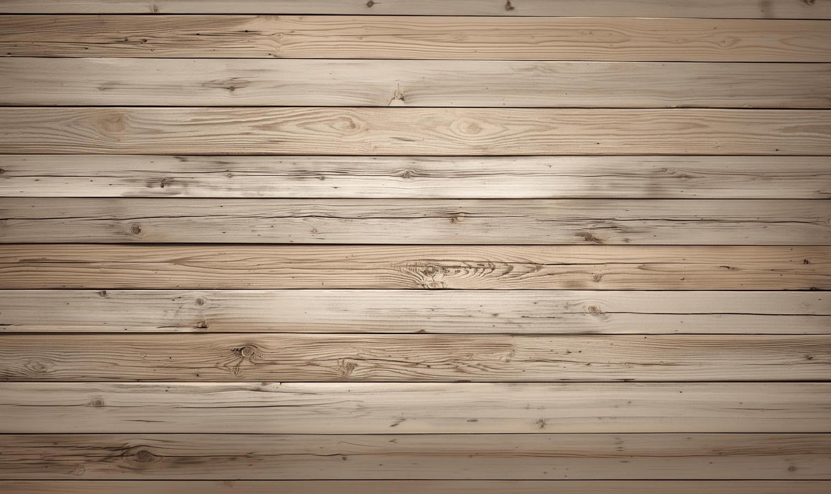 Papier peint imitation bois clair planches fines