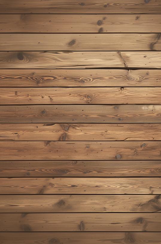 Papier peint imitation bois horizontal marron