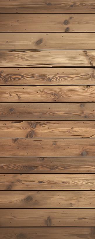 Papier peint imitation bois horizontal marron