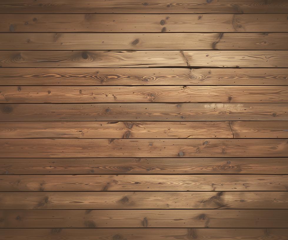 Papier peint imitation bois horizontal marron
