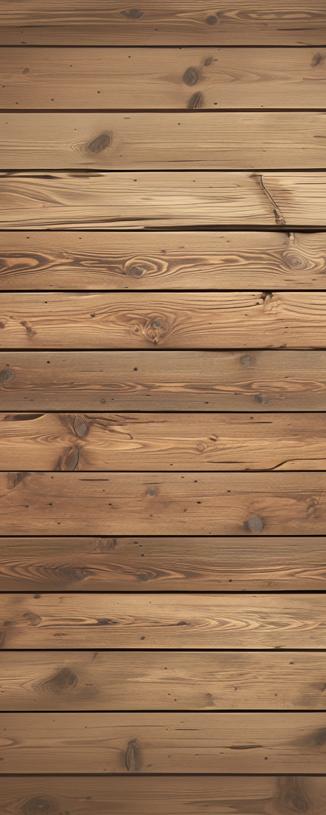 Papier peint imitation bois horizontal marron
