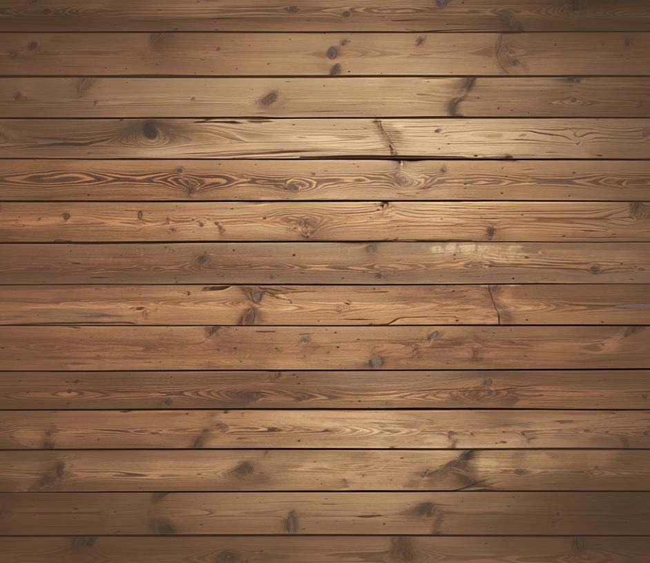 Papier peint imitation bois horizontal marron