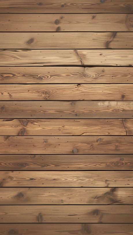 Papier peint imitation bois horizontal marron