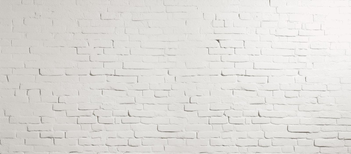 Papier peint brique blanche effet relief