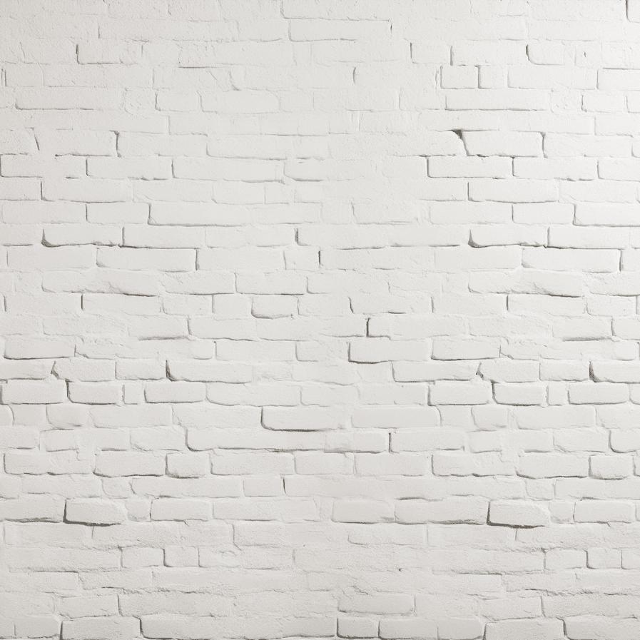 Papier peint brique blanche effet relief