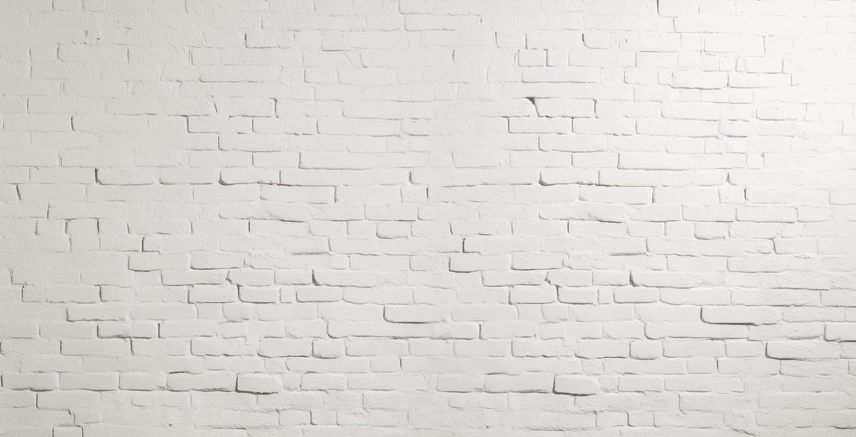Papier peint brique blanche effet relief