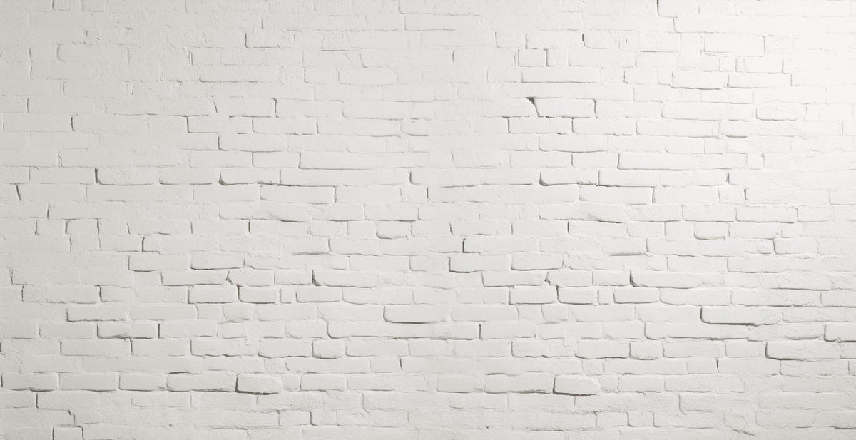 Papier peint brique blanche effet relief