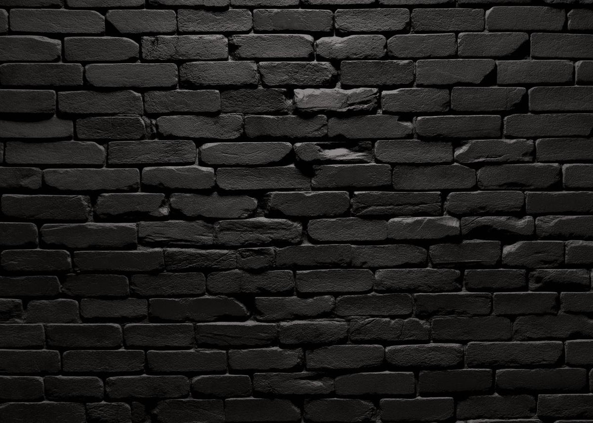 Papier peint imitation pierre noire effet d'ombre