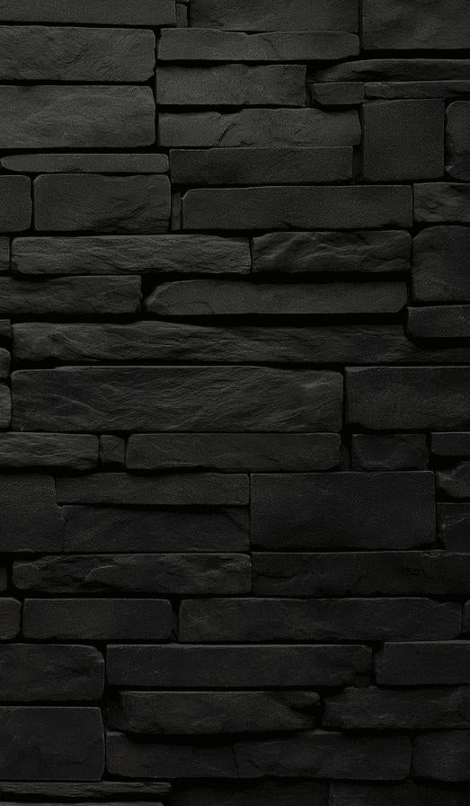 Papier peint imitation pierre noire