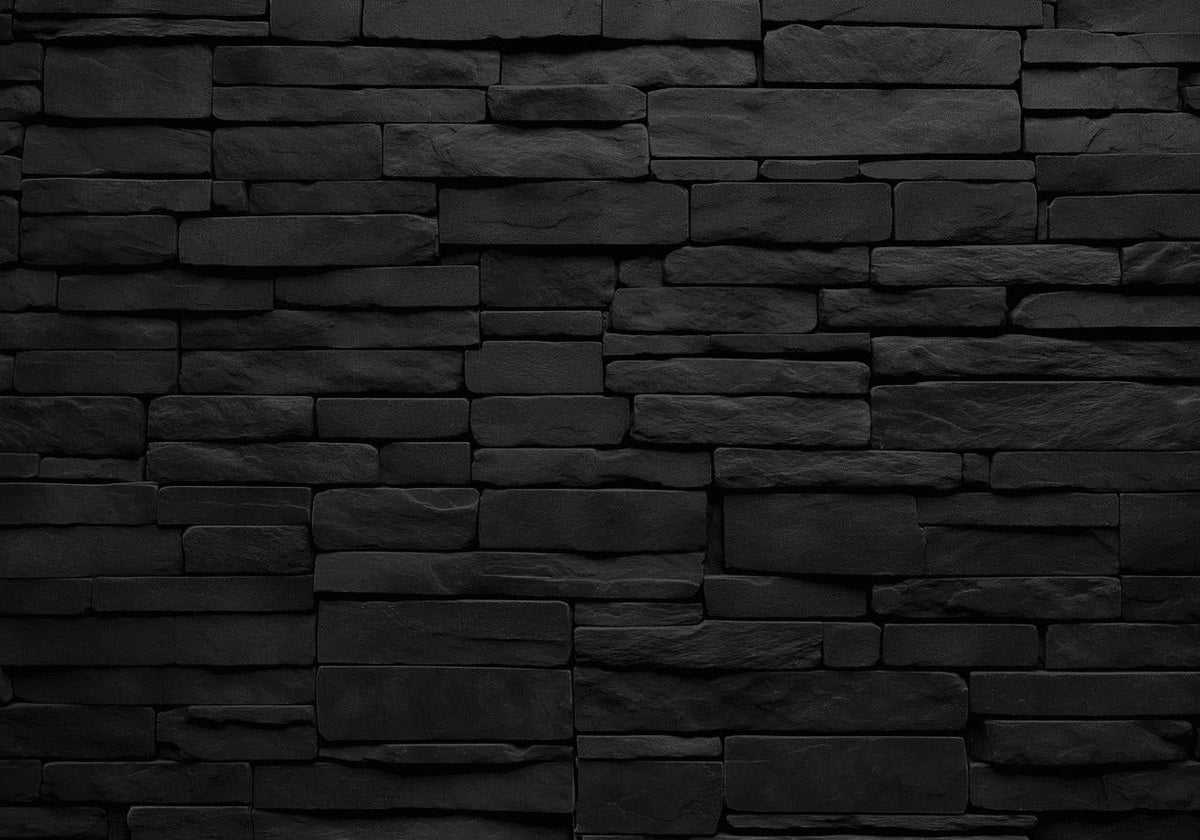 Papier peint imitation pierre noire