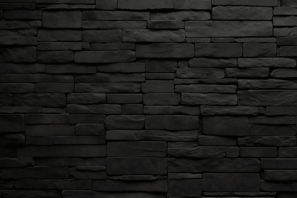 Papier peint imitation pierre noire