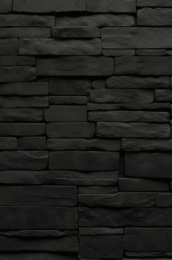 Papier peint imitation pierre noire