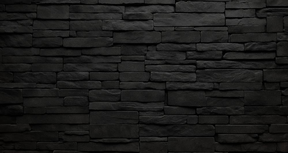 Papier peint imitation pierre noire