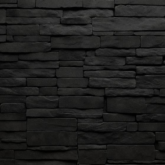 Papier peint imitation pierre noire