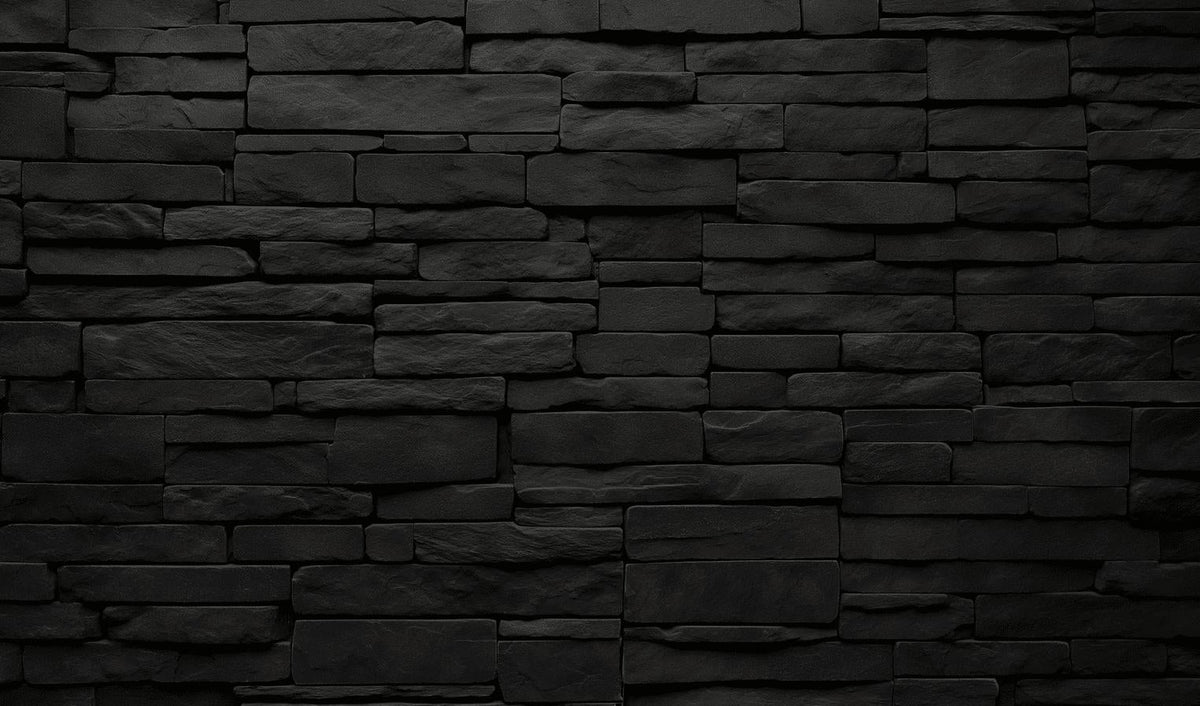 Papier peint imitation pierre noire