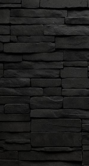 Papier peint imitation pierre noire