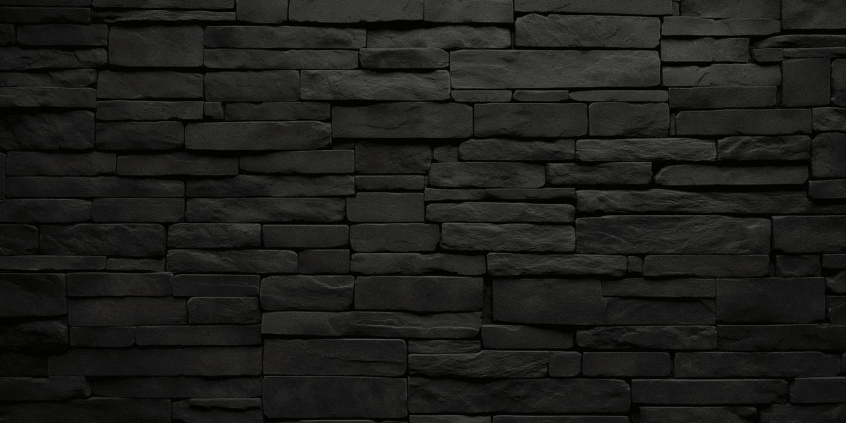 Papier peint imitation pierre noire