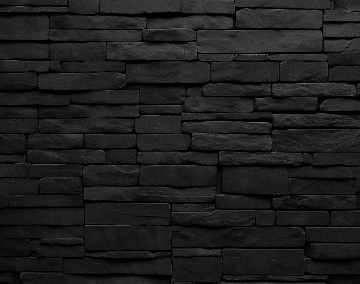 Papier peint imitation pierre noire