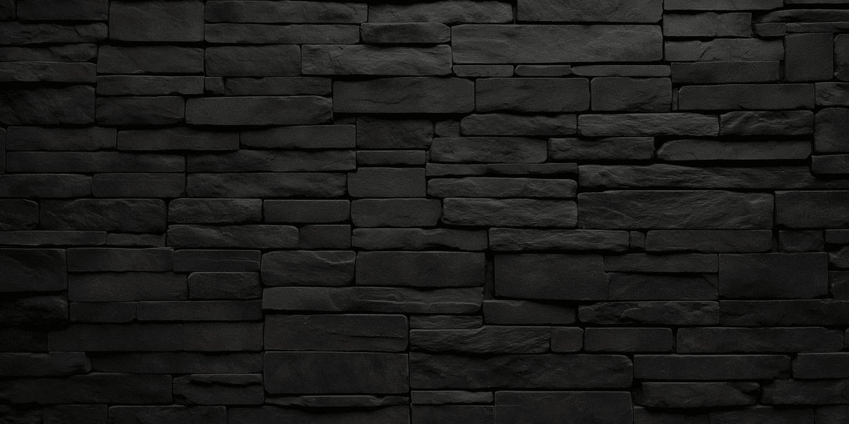 Papier peint imitation pierre noire
