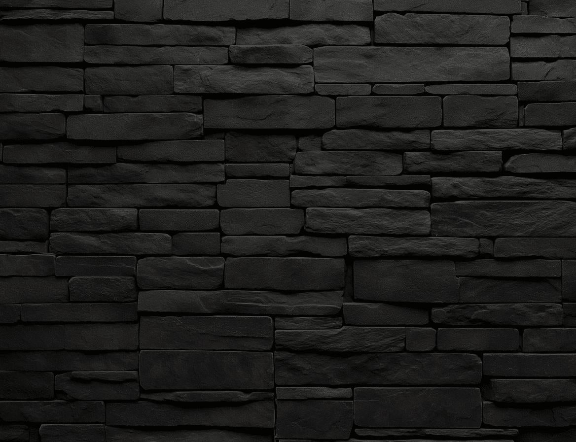 Papier peint imitation pierre noire