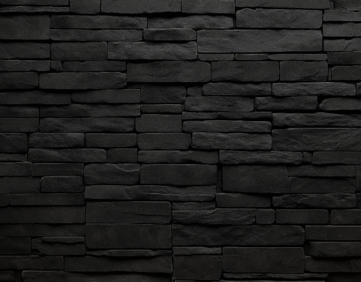 Papier peint imitation pierre noire