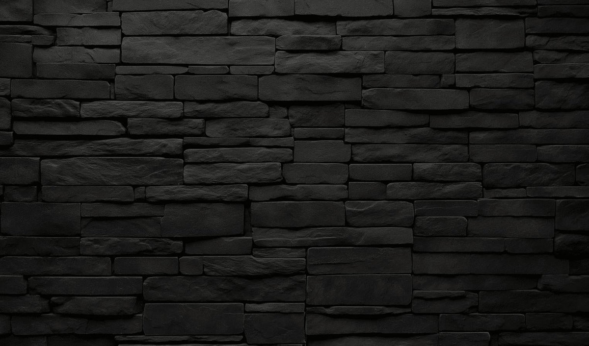 Papier peint imitation pierre noire