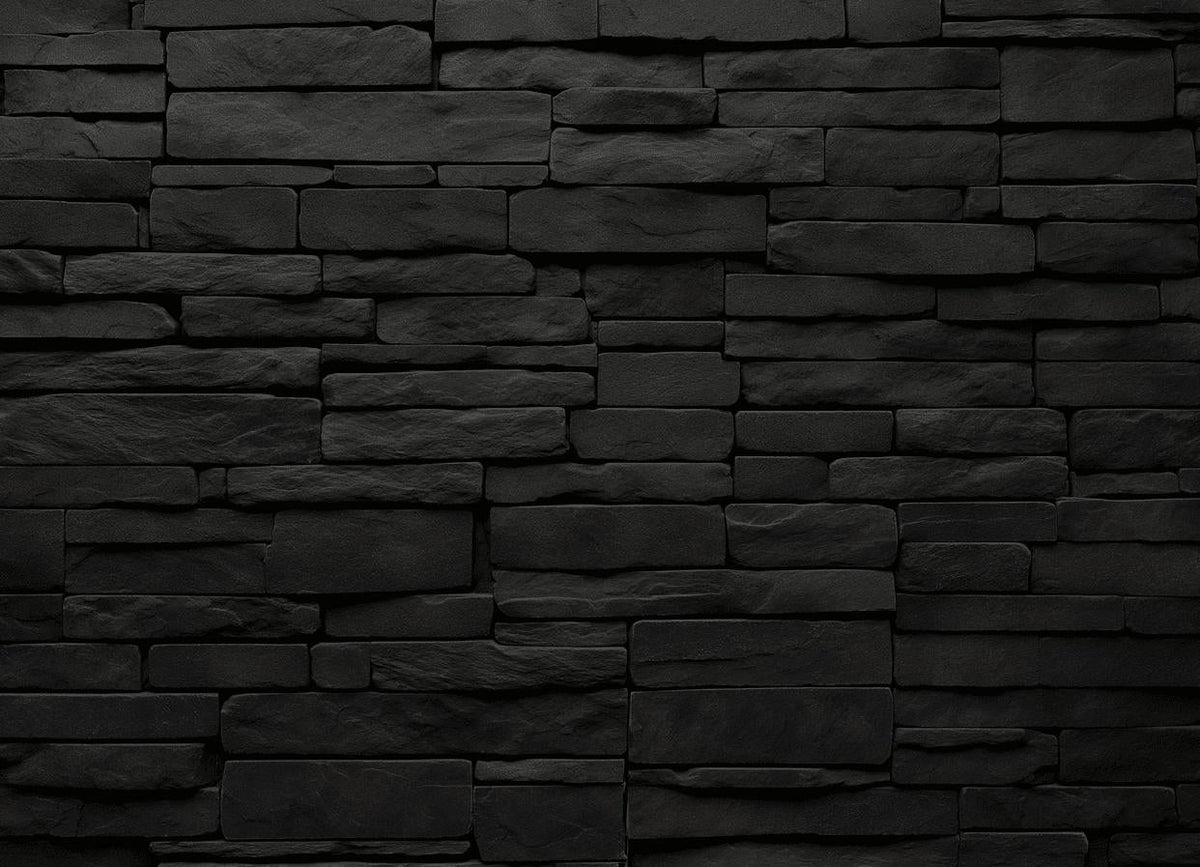 Papier peint imitation pierre noire