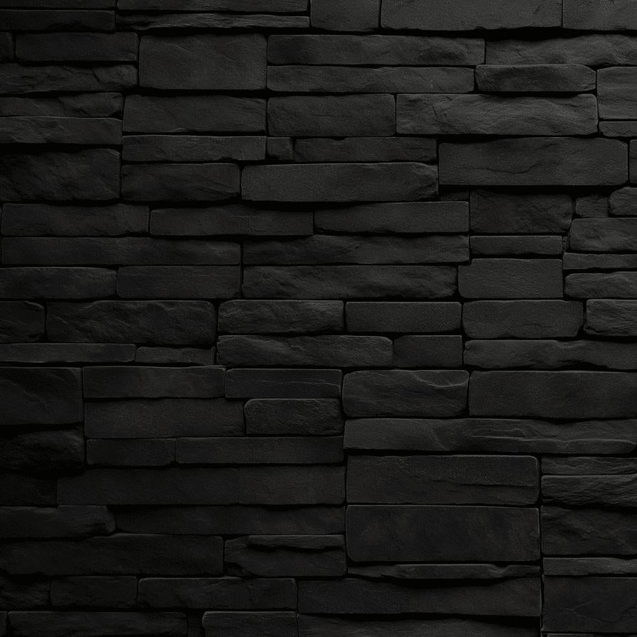 Papier peint imitation pierre noire