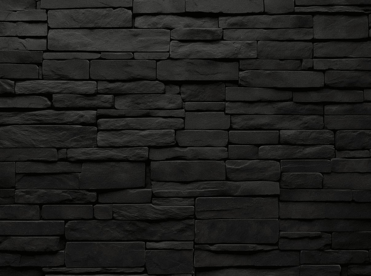 Papier peint imitation pierre noire