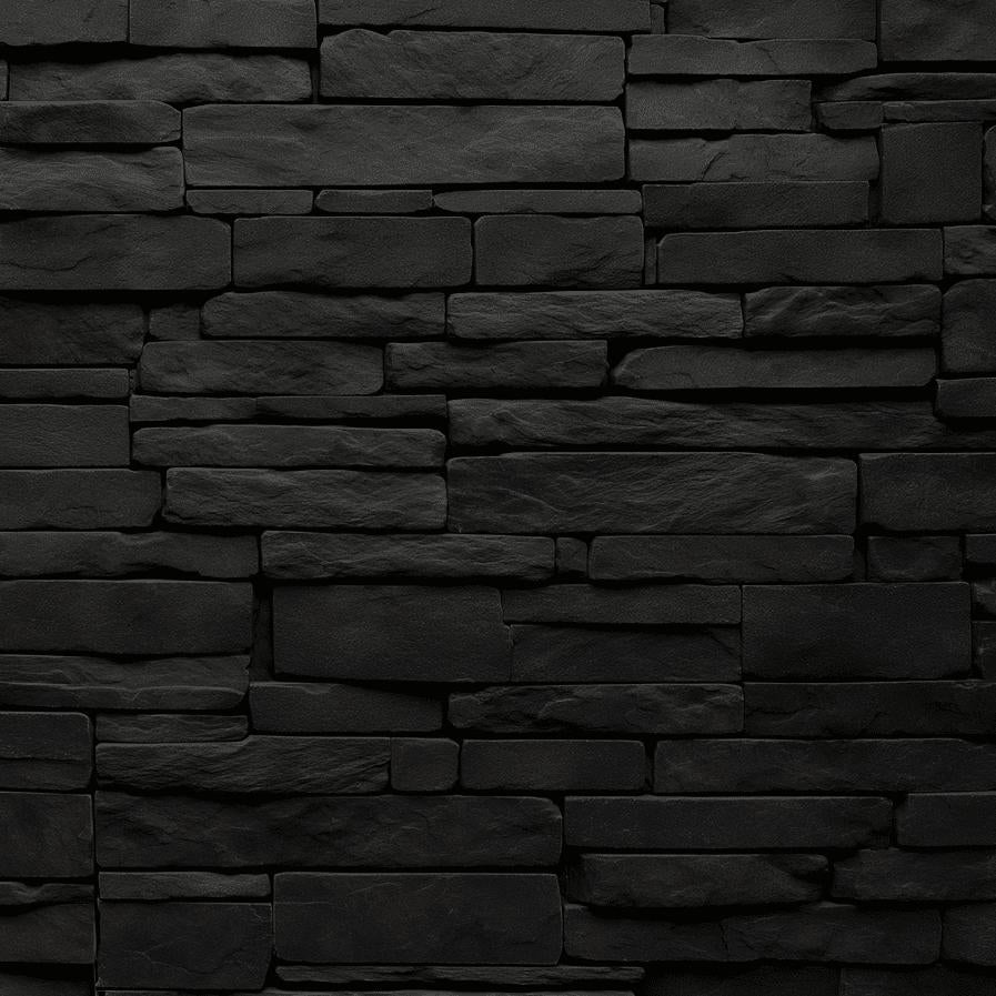 Papier peint imitation pierre noire