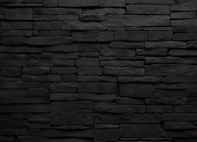 Papier peint imitation pierre noire