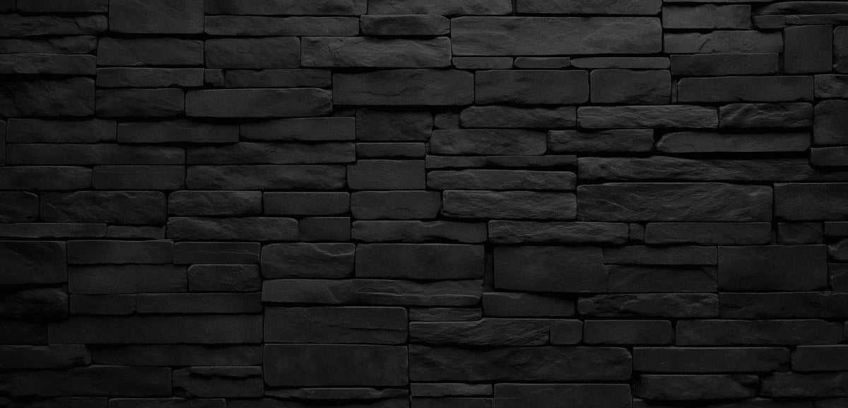 Papier peint imitation pierre noire