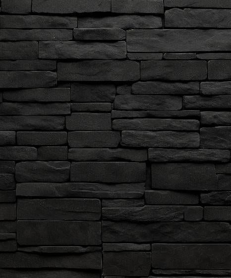 Papier peint imitation pierre noire