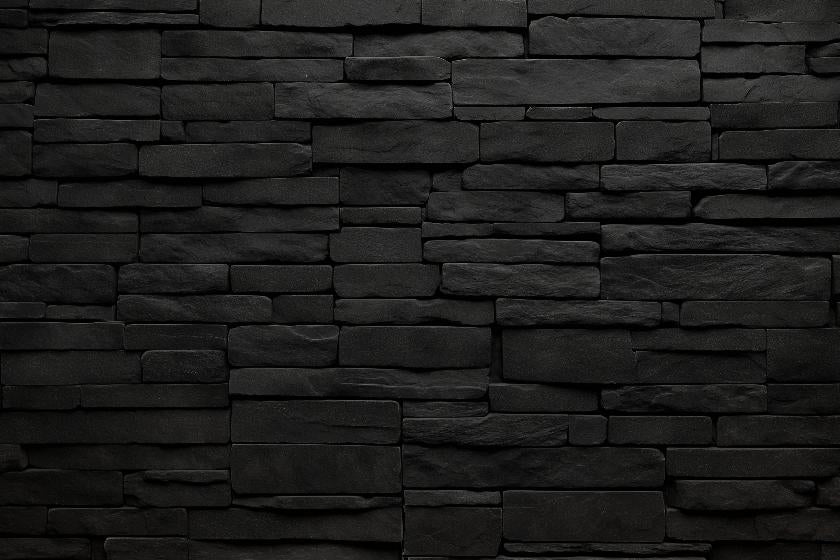 Papier peint imitation pierre noire