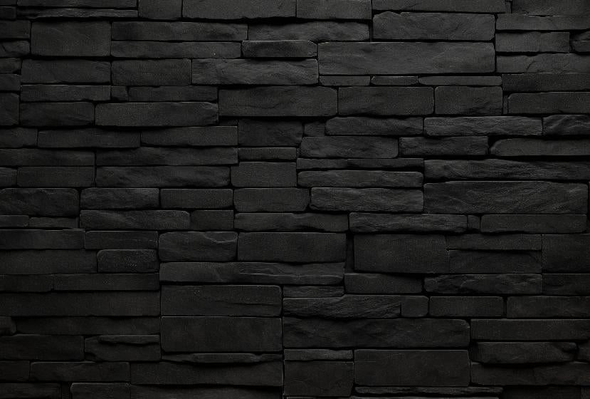 Papier peint imitation pierre noire