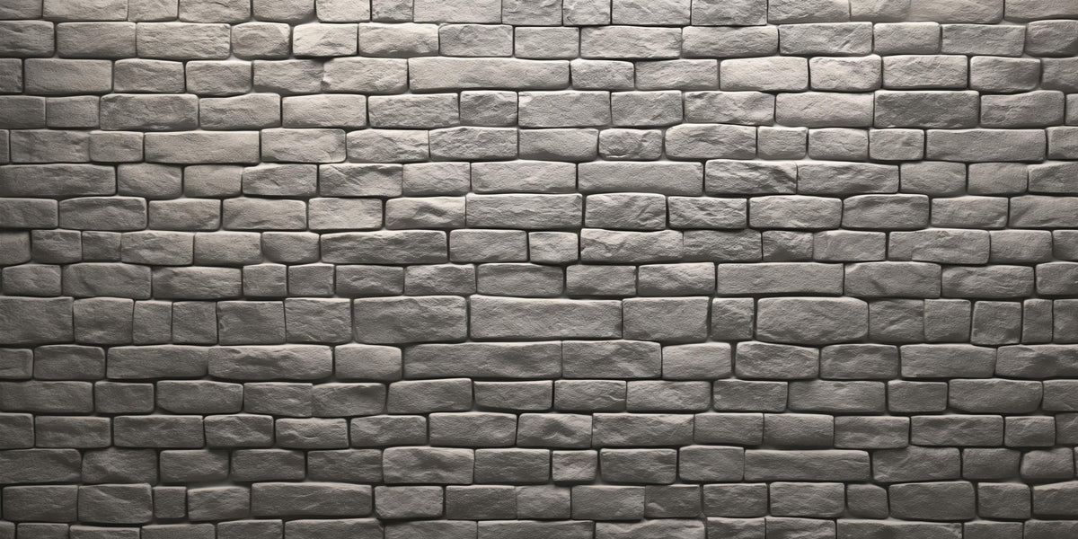 Papier peint imitation pierre blanche en relief