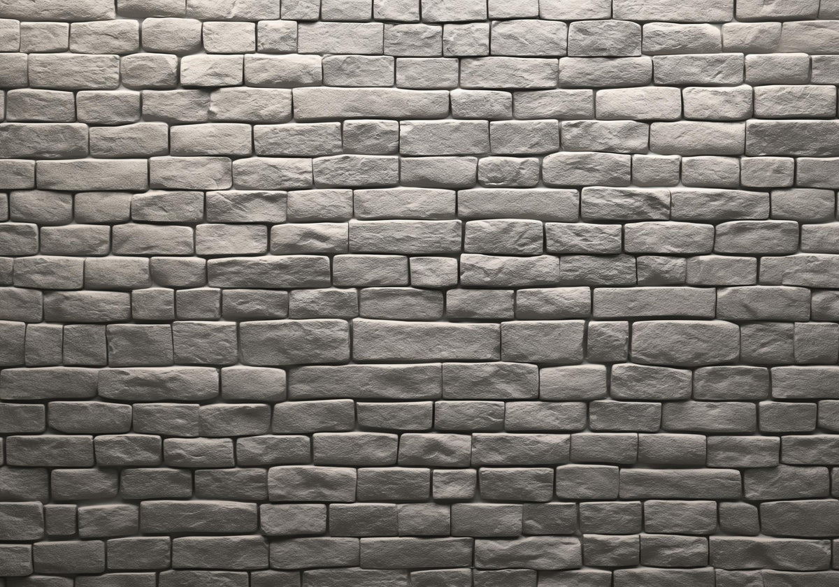 Papier peint imitation pierre blanche en relief