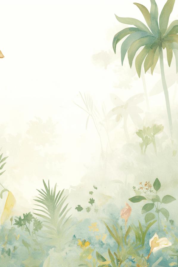 Papier peint girafe jungle éclairée